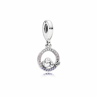 Pandora Mother and Baby Bird Dangle