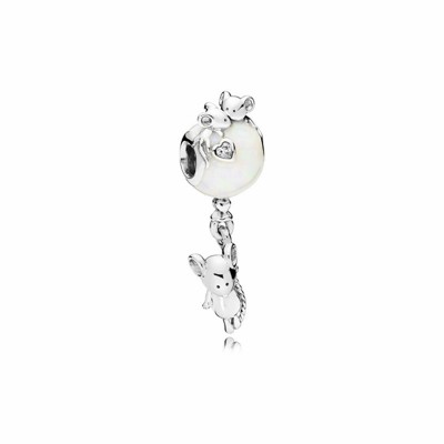 Pandora Mouse and Balloon Dangle Charm