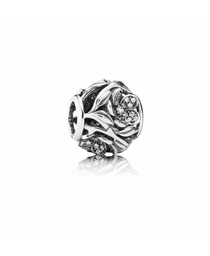 Pandora Mystic Floral Charm with Zirconia