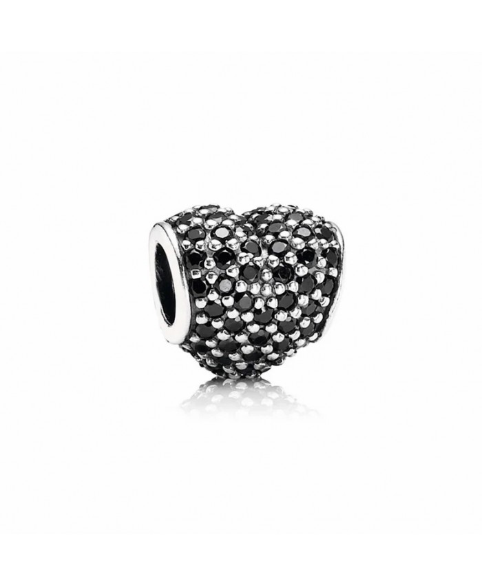 Pandora Pavé Heart, Black CZ