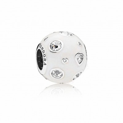 Pandora Pearlescent Dreams Charm with Silver Enamel