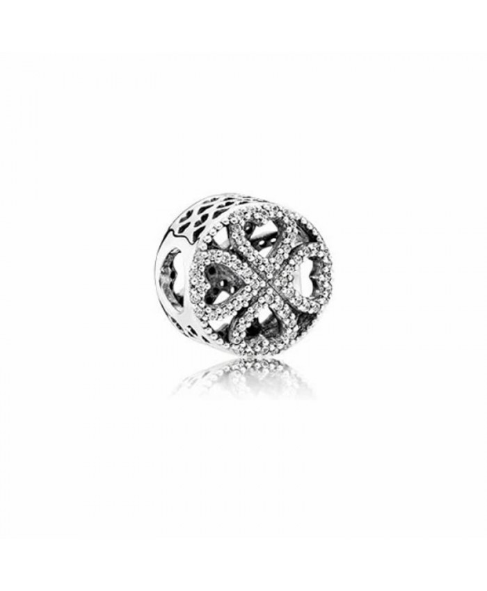 Pandora Petals of Love Charms, Clear CZ