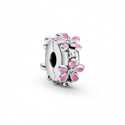 Pandora Pink Daisy Flower Clip