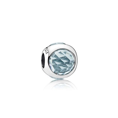 Pandora Radiant Droplet, Aqua Blue Crystals