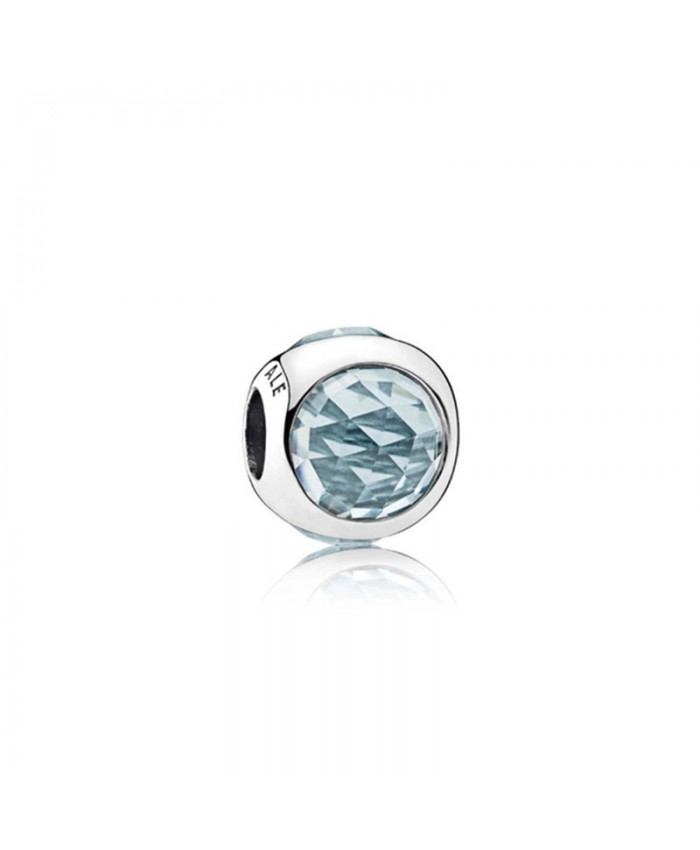 Pandora Radiant Droplet, Aqua Blue Crystals