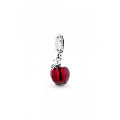 Pandora Red Apple Murano Glass Dangle Charm