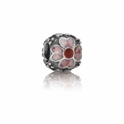 Pandora Red Daisy Charm