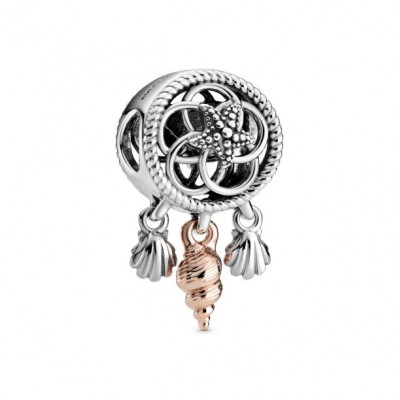 Pandora Rose Openwork Seashell Dreamcatcher Charm