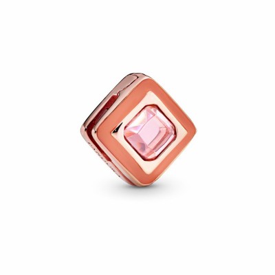 Pandora Rose Reflexions Sparkling Pink Square