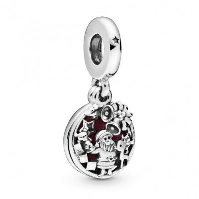 Pandora Santa Love Peace Joy Dangle Charm