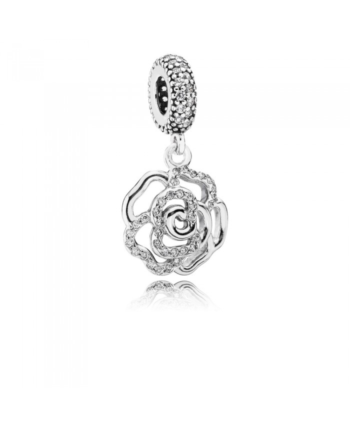 Pandora Shimmering Rose Openwork Charm