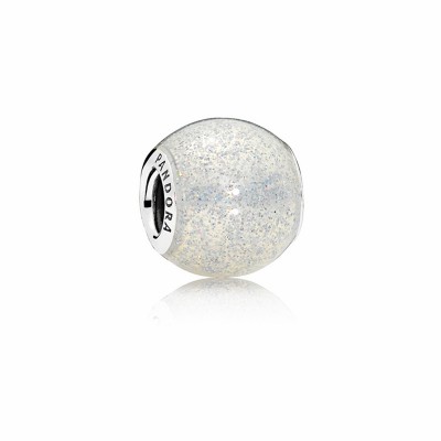 Pandora Silver Enamel Glitter Ball Charm