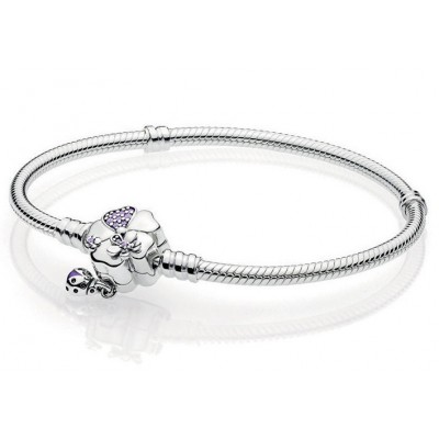 Pandora Silver Wildflower Meadow Clasp Bracelet