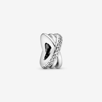 Pandora Sparkling and Polished Lines Spacer Charm