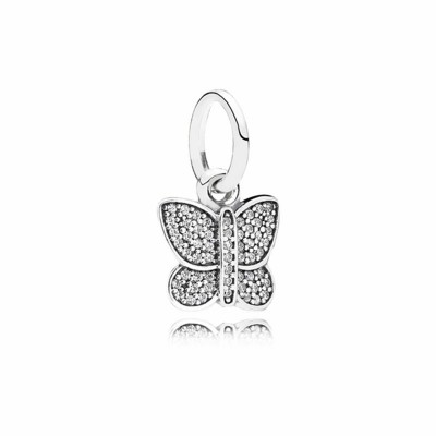 Pandora Sparkling Butterfly Dangle Charm
