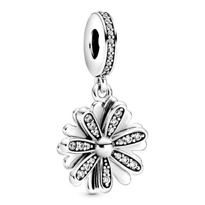 Pandora Sparkling Daisy Flower Dangle Charm