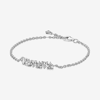 Pandora Sparkling Endless Hearts Chain Bracelet