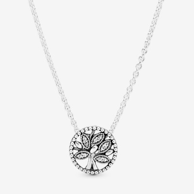 Pandora Sparkling Family Tree Necklace