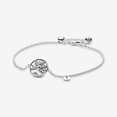 Pandora Sparkling Family Tree Slider Bracelet