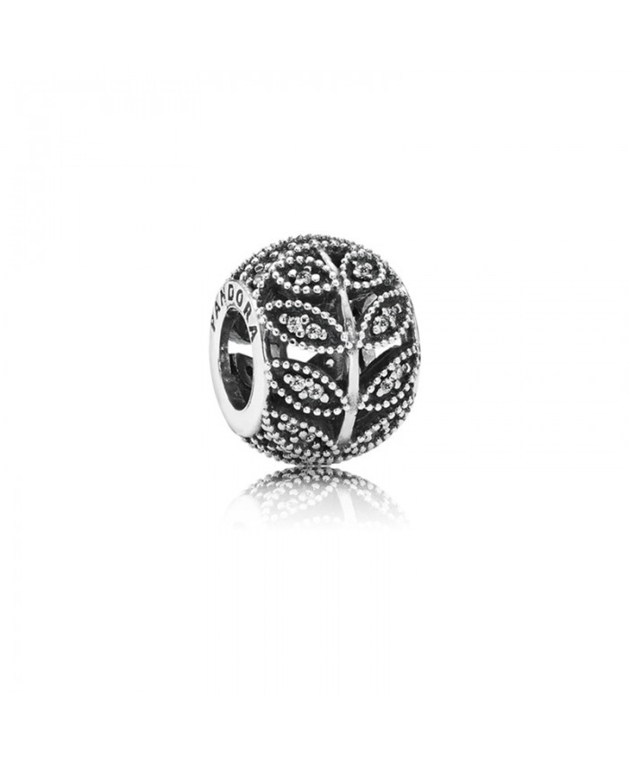 Pandora Sparkling Leaves Charm