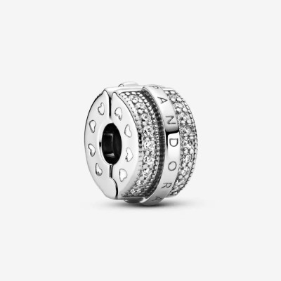 Pandora Sparkling Lines and Logo Clip