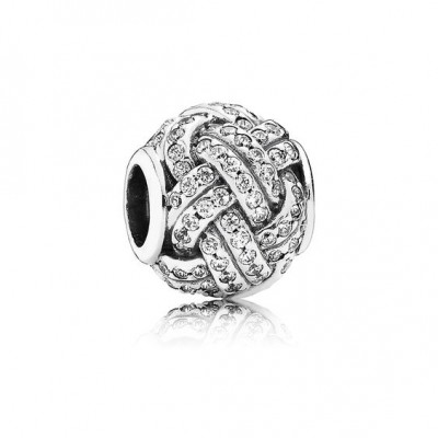 Pandora Sparkling Love Knot Charm