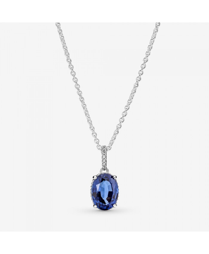 Pandora Sparkling Statement Halo Pendant Necklace