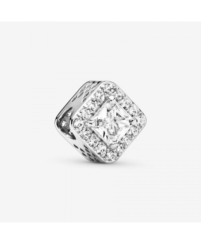 Pandora Square Sparkle Halo Charm