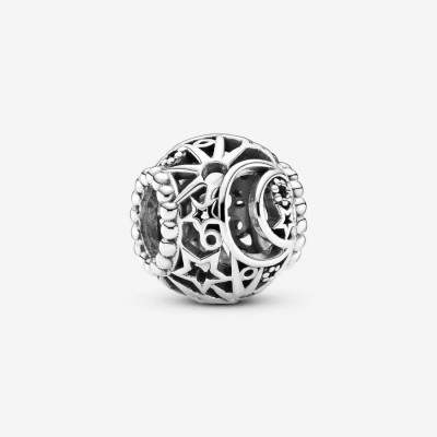 Pandora Sun, Stars and Moon Openwork Charm