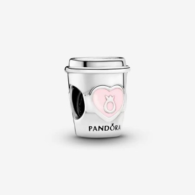 Pandora Take a Break Coffee Cup Charm