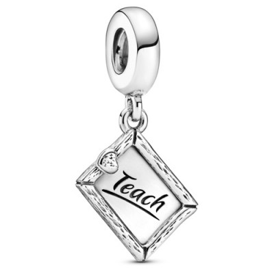 Pandora Teacher Chalkboard Dangle Charm