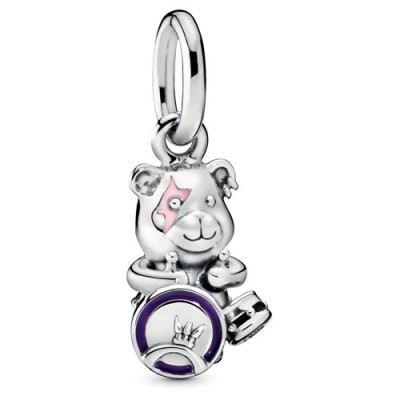 Pandora Theodore Bear Punk Band Dangle Charm