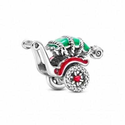 Pandora Traditional Rickshaw Charm