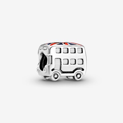 Pandora Union Jack London Bus Charm