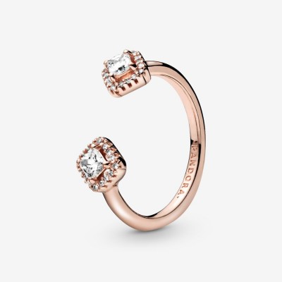 Pandora Square Sparkle Open Ring