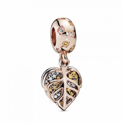 Pandora Sparkling Leaves Dangle Charm