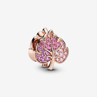 Pandora Sparkling Pavé Leaf Charm