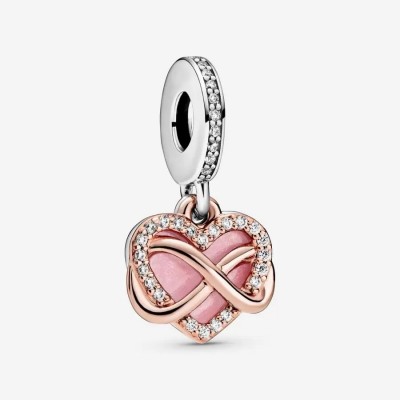 Pandora Sparkling Infinity Heart Dangle Charm