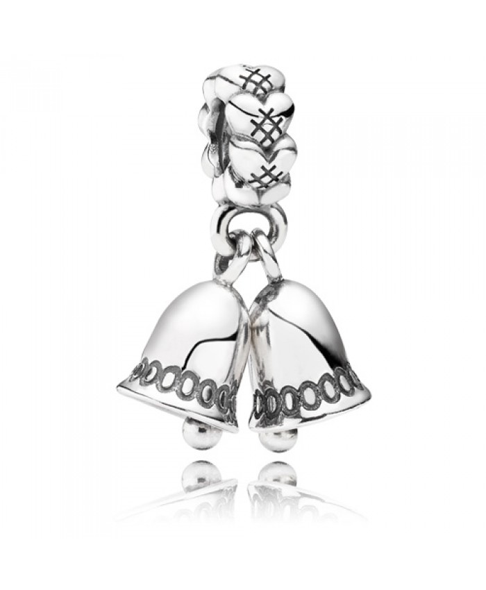 Pandora Silver Bells Dangle Charm