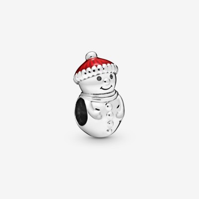 Pandora Snowman And Santa Hat Charm