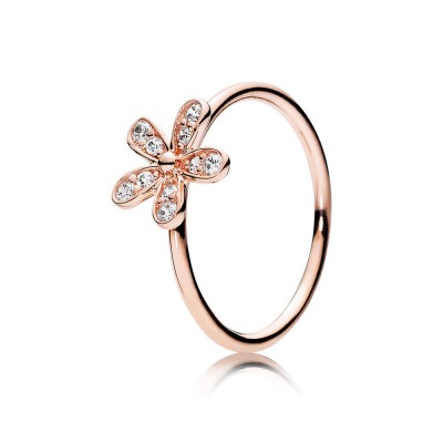 Pandora Dazzling Daisy, PANDORA Rose™ & Clear CZ