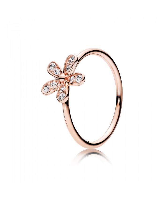 Pandora Dazzling Daisy, PANDORA Rose™ & Clear CZ