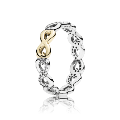 Pandora Infinite Love Stackable Ring, Clear CZ