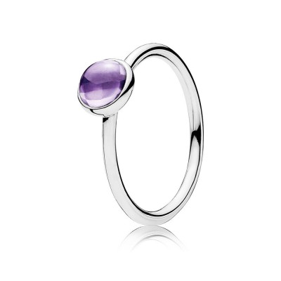 Pandora Poetic Droplet, Purple CZ