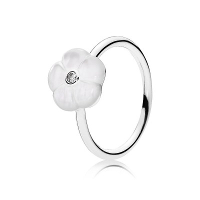 Pandora Luminous Florals, Mother-Of-Pearl & Clear CZ