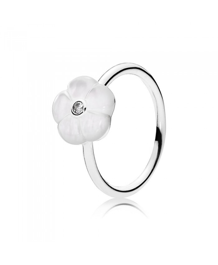 Pandora Luminous Florals, Mother-Of-Pearl & Clear CZ