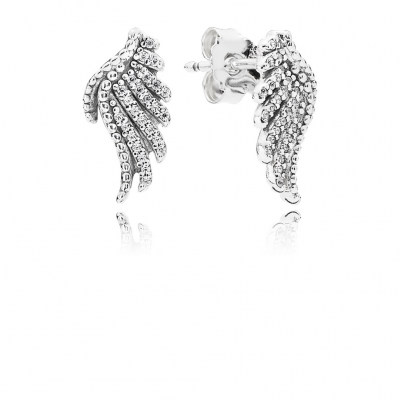 Pandora Majestic Feathers, Clear CZ