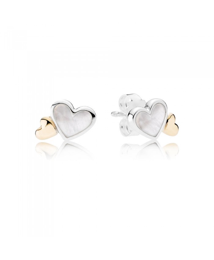 Pandora Luminous Hearts, Mother-Of-Pearl & 14K Gold