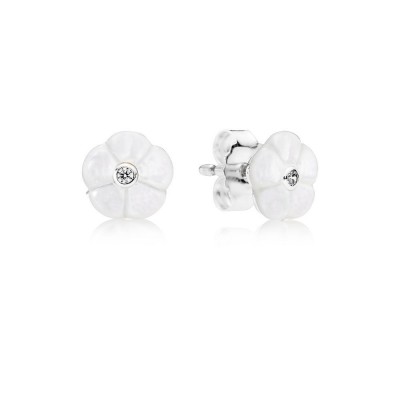 Pandora Luminous Florals, Mother-Of-Pearl & Clear CZ