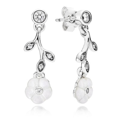 Pandora Luminous Florals, Mother-Of-Pearl & Clear CZ